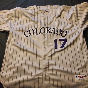 Colorado rockies baseball jersey